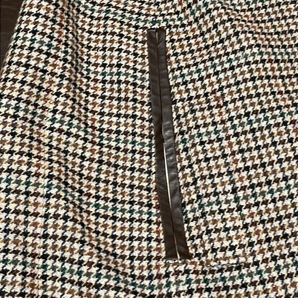 J Crew Saddle Seagrass Multi in Houndstooth Poncho/Cape - Picture 10 of 15